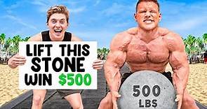 Lift The Worlds Heaviest Stone, Win $500