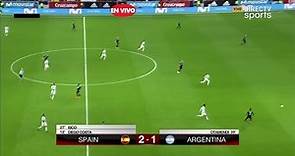 España vs Argentina 6-1 partido completo FULL HD 03/27/18.