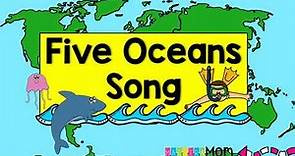 Five Oceans Song - Geography & Earth Science for Kids