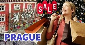 Prague. Shopping Centrer PALLADIUM 2023. Sales up to 70% off
