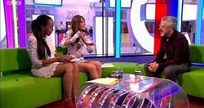 Alex Jones & Angellica Bell - Leg Show on the One Show BBC 31/3/15