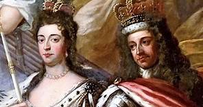 King William III "William of Orange" (1650-1702) & Queen Mary II (1662-1694)