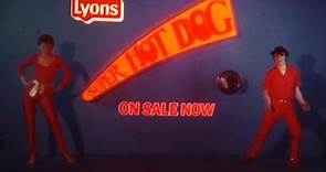 Lyons Super Hot Dog (1980s) Cinema Commercial