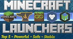 Top 5 Minecraft Launchers - Mojang, Curseforge, MultiMC, GDLauncher and ATLauncher
