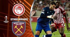 Olympiacos vs West Ham: Extended Highlights | UEL Group Stage MD 3 | CBS Sports Golazo