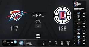 Thunder @ Clippers | NBA on TNT Live Scoreboard