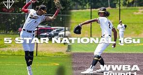 WWBA PLAYOFFS | 5 Star National 16u vs Cangelosi Sparks | Round 1 WWBA