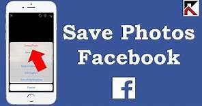 How To Save Facebook Photos To Your Phone iPhone