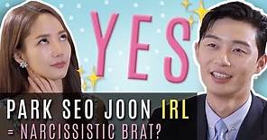 Park Seo Joon Narcissistic Brat?! | What’s Wrong With Secretary Kim? Exclusive Interview