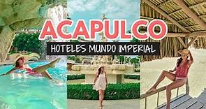 Hotel Princess, Hotel Pierre y Hotel Palacio de Mundo Imperial en Acapulco Diamante