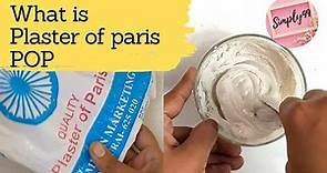 What is Plaster of paris?? | POP full form | Plaster of paris use in craft
