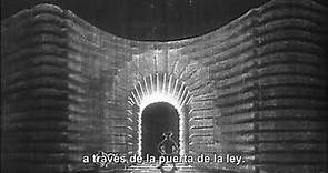 Ante la ley / Franz Kafka: narrado por Orson Wells en su película "El proceso" (1962)