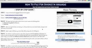 Free Arkansas Divorce Papers and Forms