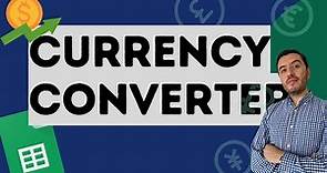 Currency Converter in Google Sheets