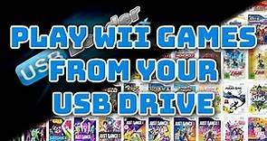Wii Homebrew USBLoaderGX install and setup - play games from USB
