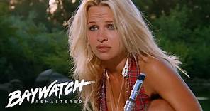 Pamela Anderson's First Ever Scene On Baywatch Introducing CJ | Baywatch Remastered