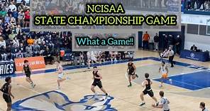 Concord Academy (29-5) vs Greensboro Day (31-6) State Championship Game NCISAA 3A North Carolina