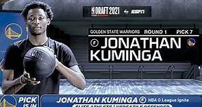 2021 NBA Draft: Warriors Draft Jonathan Kuminga