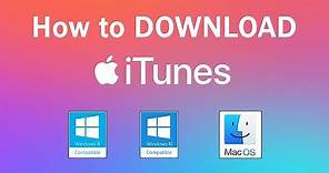 How to download and install iTunes on windows 10, login to iTunes or apple account