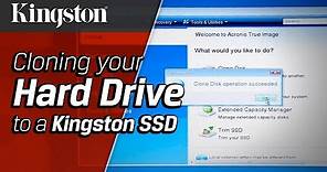 How to clone your hard drive to a Kingston SSD for Desktop and Notebook PCs - Kingston Technology