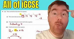 iGCSE Sequences Past Paper Questions: All You Need to Know
