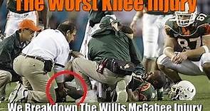 Willis McGahee Knee Injury Miami Hurricanes Willis McGahee Knee Injury
