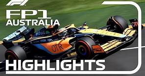 FP1 Highlights | 2022 Australian Grand Prix
