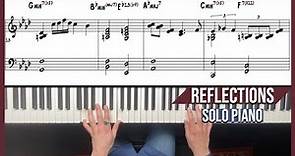 Reflections (Monk) | Solo Jazz Piano Arrangement + PDF Sheet Music