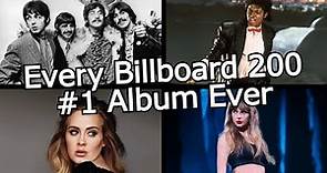 Every Billboard 200 #1 Album Ever (1963-2024)