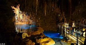 【日本沖繩】玉泉洞王國村。壯觀鐘乳石洞穴，長達800公尺，還可以喝到世界獨一無二的珊瑚咖啡