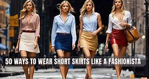 50 Ways To Wear Short Skirts Like A Fashionista! || Fashion Trends