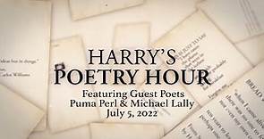 Harry's Poetry Hour: Puma Perl & Michael Lally
