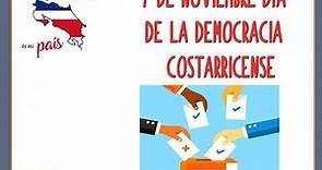 ⏩LA DEMOCRACIA costarricense🇨🇷 CONMEMORACIÓN 7 de noviembre‼efemérides (2024)