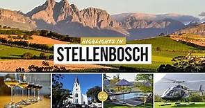 Highlights in Stellenbosch South Africa: Things to do | Cape Winelands Südafrika