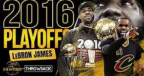 LeBron James Became 'The GOAT' In The 2016 Playoffs 👑🐐 | COMPLETE Highlights | FreeDawkins