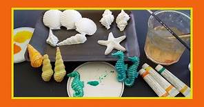 HOW TO PAINT PLASTER OF PARIS SHAPES... for Magnets, Candle Pins and Decorations.