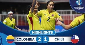 CA FUTSAL FEMENINA | Colombia 2-1 Chile | Highlights
