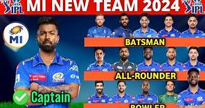 IPL 2024 - Mumbai Indians Team Full Squad | MI Team New Players List 2024 | MI New Team 2024