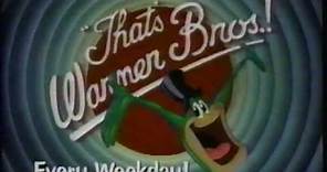 That's Warner Bros. 1995 Kids WB promo
