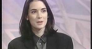 Winona Ryder 1991 UK TV interview