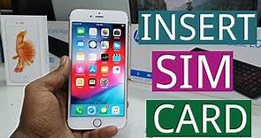 iPhone 6S PLUS HOW TO: Insert / Remove a SIM Card