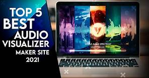 TOP 5 Best Free Audio Visualizer Maker Site For PC And Mobile 2023 | No watermark