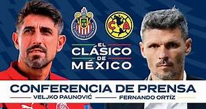 CONFERENCIA DE ENTRENADORES | VELJKO PAUNOVIC Y FERNANDO ORTÍZ | CHIVAS VS AMÉRICA | CLAUSURA 2023