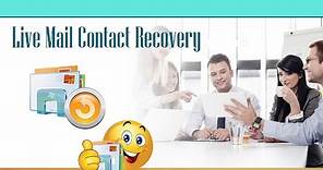 Windows Live Mail contact Recovery