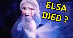 Elsa DEAD SCENE Frozen 2
