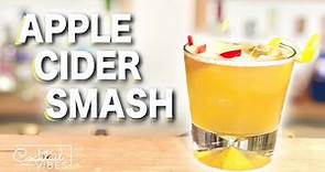 The Refreshing APPLE CIDER SMASH Cocktail | 1-Minute Cocktail Recipes