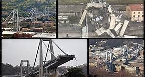 🔴 Video del hundimiento del Puente Morandi de Génova | Italia 14 de agosto de 2018