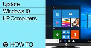 Update Windows 10 | HP Computers | HP Support
