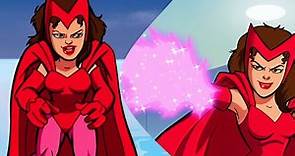 Scarlet Witch (Wanda Maximoff) Powers & Fight Scenes | Marvel Super Hero Squad Show