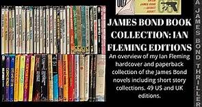 James Bond Book Collection: Ian Fleming Editions